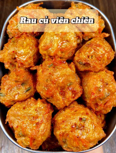 Rau củ viên chiên - Món ngon mới cho bữa cơm gia đình