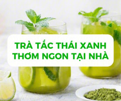 Trà tắc thái thơm ngon tại nhà.