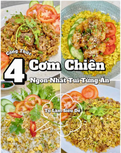 4 công thức cơm chiên ngon nhất tui từng ăn.