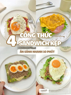 4 công thức sandwicht kẹp