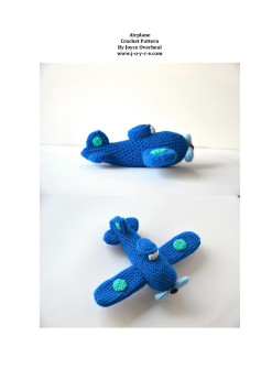 Airplane Crochet Pattern