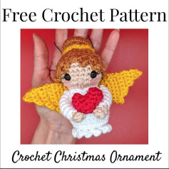 Angel Christmas decoration crochet pattern