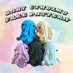 baby cthulhu free pattern