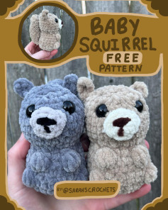 baby squirrel free pattern