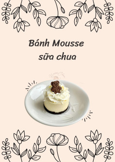 banh mousse sữa chua