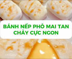 bánh nếp phô mai tan chảy cực ngon