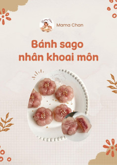 bánh sago nhân khoai môn