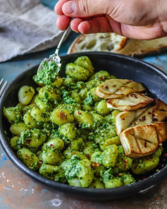 Basil Pesto Gnocchi