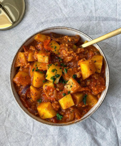 “Bauerntopf” ♥️ Vegan mince and potato stew