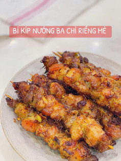 bí kíp nướng ba chỉ riềng mẻ