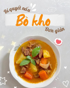 bí quyết nấu bò kho đơn giản