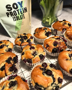 BLUEBERRY PROTEIN MUFFINS 💚