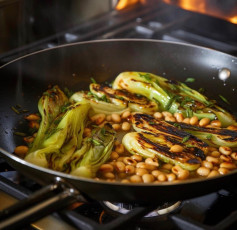 BURNT LEEKS & CANNELLINI BEANS ✨