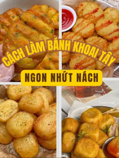 cách làm bánh khoai tây ngon nhứt nách