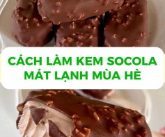 Cách làm kem socola mát lạnh mùa hè