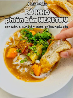 cách nấu bò kho phiên bản healthy