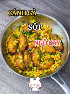 Cánh gà sốt ngô cay