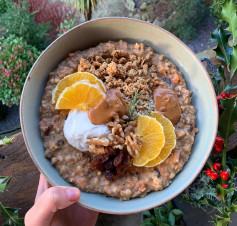 🥕 CARROT & ORANGE OATMEAL 🍊