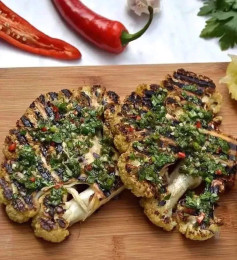 Cauliflower Steak with Chimichurri