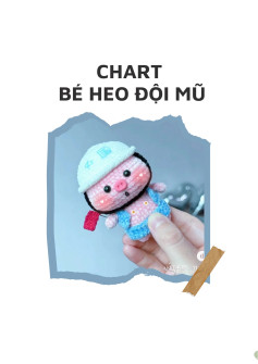 Chart bé heo đội mũ