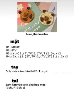 chart móc kẹp tóc capybara, kẹp tóc voi, kẹp tóc trăng sao, kẹp tóc kem, kẹp tóc thỏ