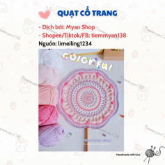 Chart móc quạt cổ trang nhé