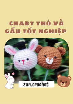 Chart thỏ và gấu tốt nghiệp