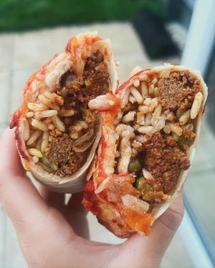 CHEESY QUORN KEEMA BURRITOS 🌯