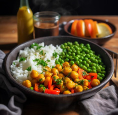 Chickpea Carrot Bowl! 💛🥕