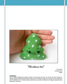 christmas tree green crochet pattern