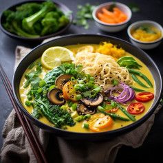 Coconut Curry Millet Ramen