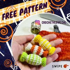 colorful candy crochet pattern