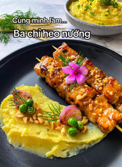 công thức ba chỉ heo nướng