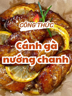 công thức cánh gà nướng chanh