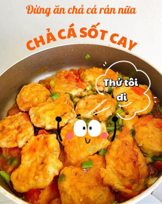 công thức chả cá sốt cay