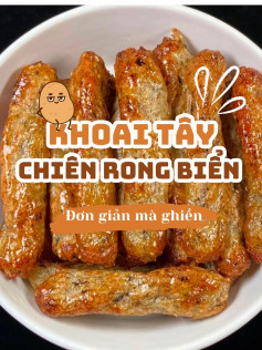 công thức khoai tây chiên rong biển