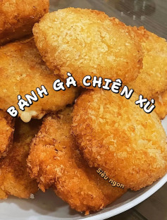 công thức làm bánh gà chiên xù