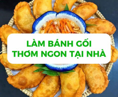 Công thức làm bánh gối thơm ngon tại nhà