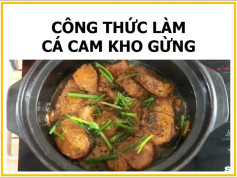 Công thức làm cá cam kho gừng