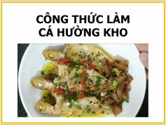 Công thức làm cá hường kho