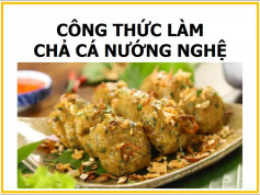 Công thức làm chả cá nướng nghệ