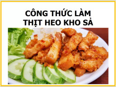 Công thức làm thịt heo kho sả