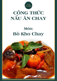 Công thức nấu ăn chay món: bò kho chay