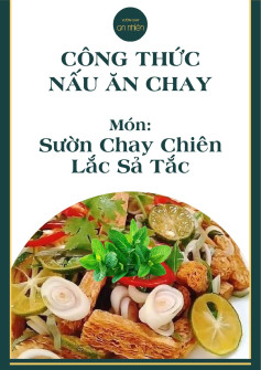 Công thức nấu ăn chay món: sườn chay chiên lắc sả tắc