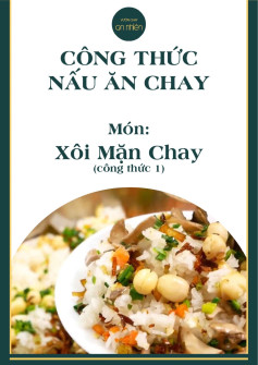 Công thức nấu ăn chay món: xôi mặn chay