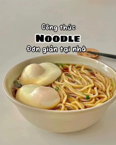 công thức noodle đơn giản tại nhà.