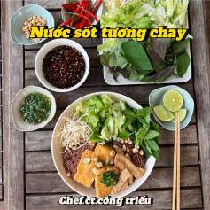 Công thức nước chấm tương chay