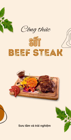 công thức sốt beef steak