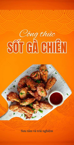 Công thức sốt gà chiên