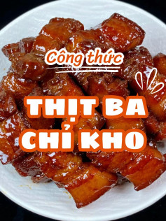 Công thức thịt ba chỉ kho